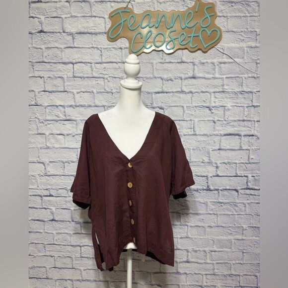 Free people memory of love linen top - Picture 3 of 15